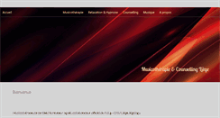 Desktop Screenshot of musicotherapeute.be